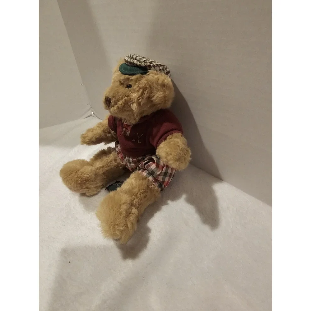 Russ CHIP Plush Teddy Bear Golfer Outfit Backpack Plaid‎ Shorts 8
